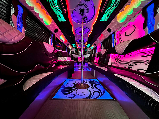 Party bus LED lighting